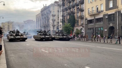 Photo of Репетиция проезда военной техники по Крещатику (ВИДЕО)