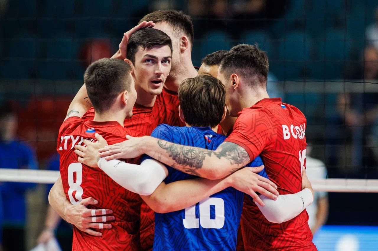 Preview Мужская сборная России по волейболу уверенно обыграла команду Белоруссии