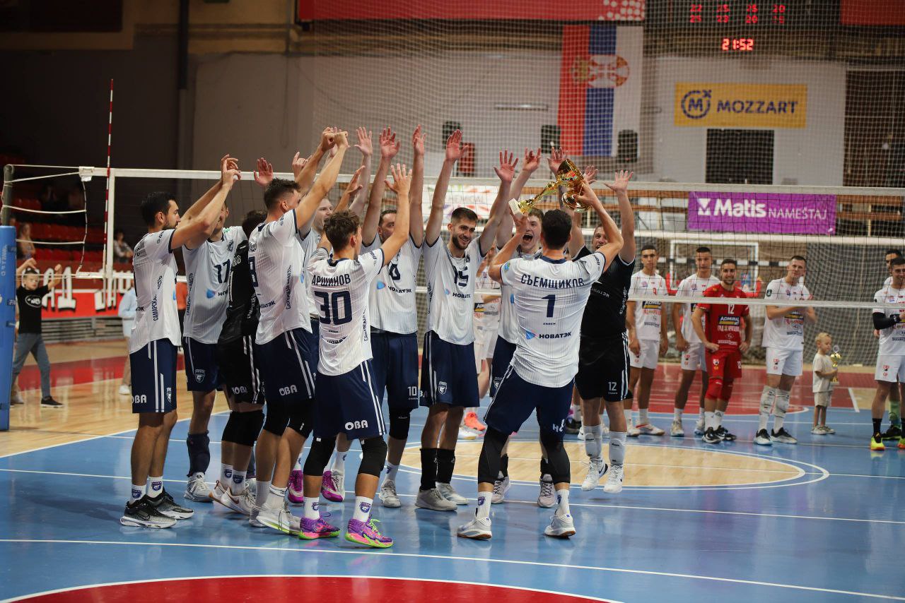 Preview Волейбольный клуб «Нова» завоевал Кубок «Легенды Раднички» в Крагуеваце