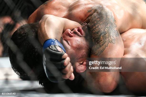 Preview Бывший боец UFC, хваставшийся превосходством над Деметриусом Джонсоном в грэпплинге, был безжалостно задушен до бессознательного состояния