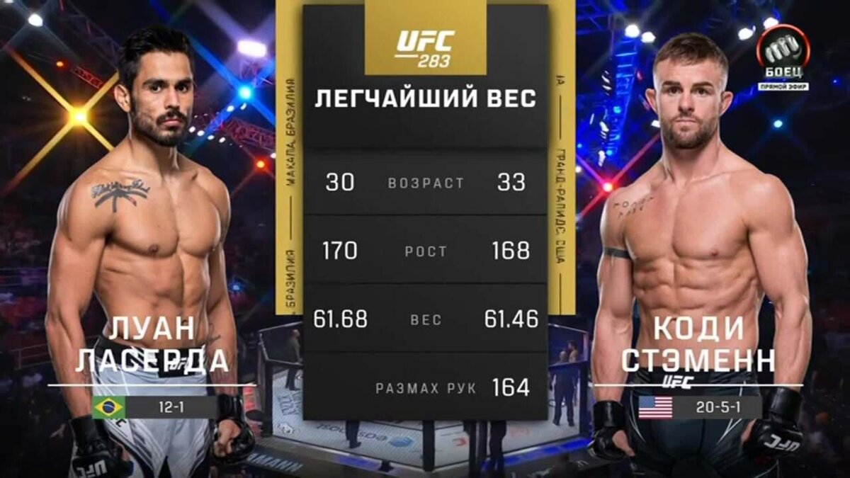Preview UFC Rio: Луан Ласерда заставляет нарушителя веса кричать от боли, спасая свою карьеру